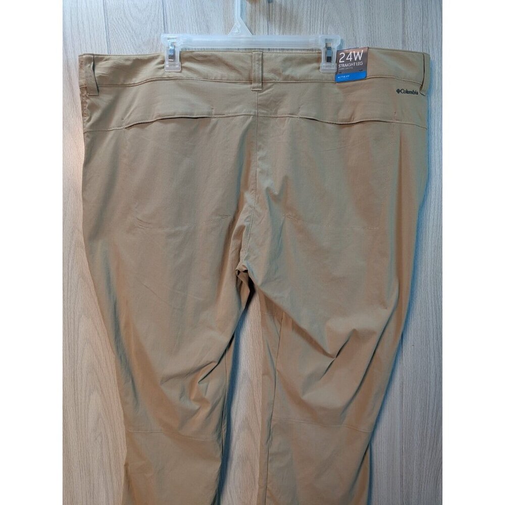 NEW Columbia Jambe Droite Hiking Pants Tan Khaki Women's Sz 24 W Omni Shield - Picture 5 of 11